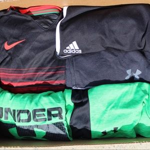 Box of boys active wear